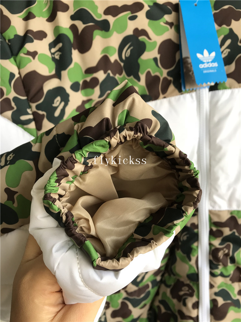 Adidas X Bape Shark Hoodie Coat